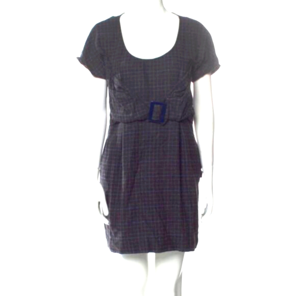 🍁 See by Chloé Wool-Cotton Plaid Mini Dress – Designer Fall Chic Whimsigoth